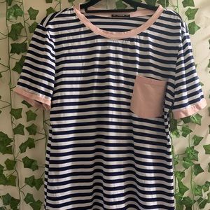 Long stripped shirt